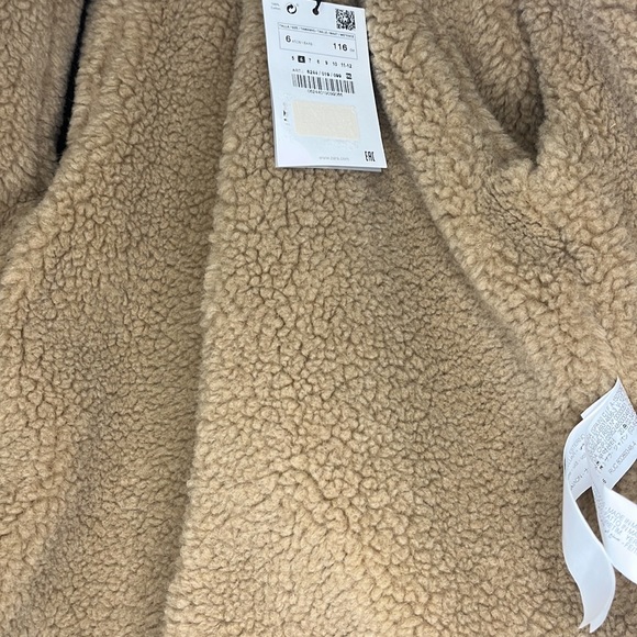 Zara Kids Tartan Raglan Sleeve Coat sz: 6 - Picture 10 of 10